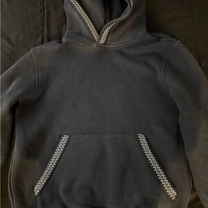 UGG Charcoal Hoodie with Contrast Stitching